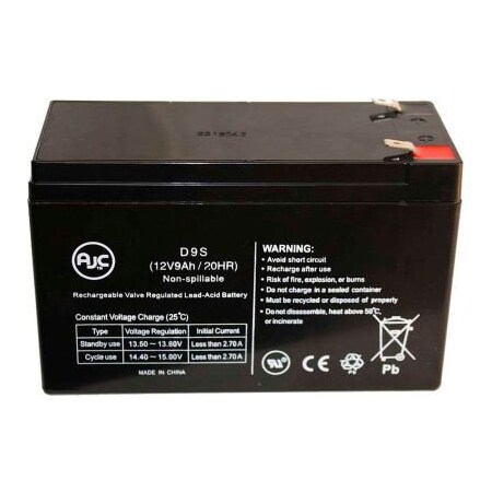Battery Clerk UPS Battery, Compatible with APC BackUPS ES BE650R UPS Battery, 12V DC, 9 Ah, Cabling, F2 Terminal APC-BACKUPS ES BE650R